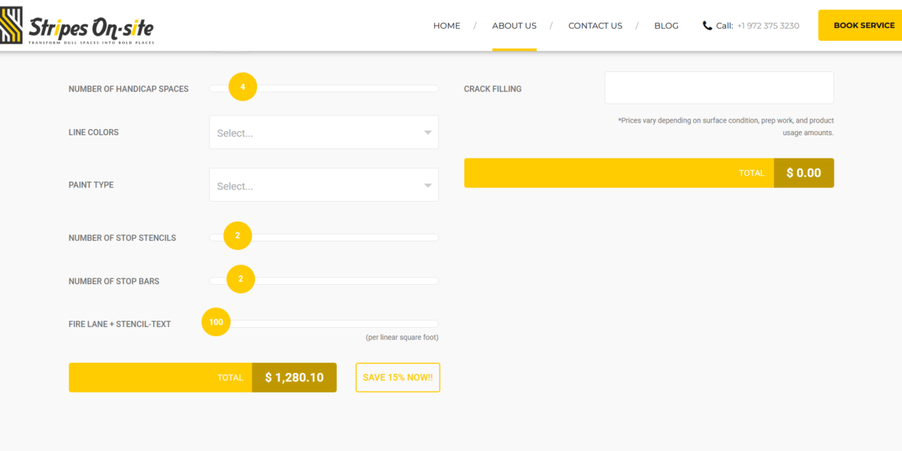 Lot Striping Cost Calculator: Count Up The Costs